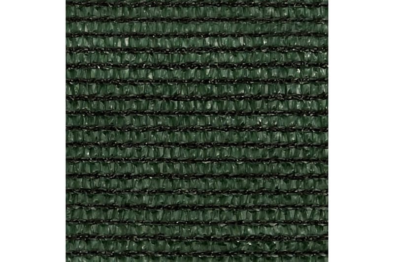 Solseil 160 g/m² mørkegrønn 5x6x6 m HDPE - Grønn - Solseil