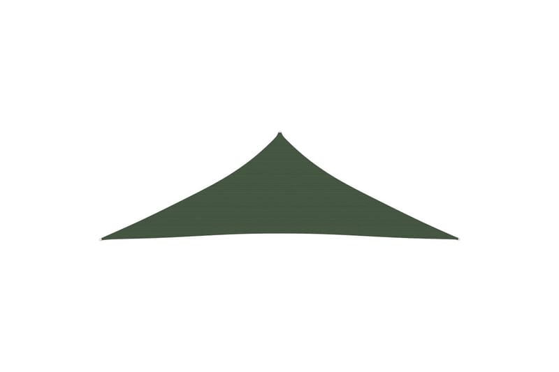 Solseil 160 g/m² mörkegrönn 3x3x4,2 m HDPE - grönn - Hagemøbler - Solbeskyttelse - Solseil