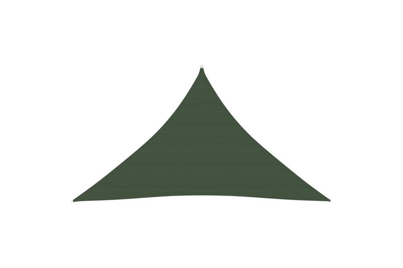 Solseil 160 g/m² mörkegrönn 3x3x4,2 m HDPE - grönn - Hagemøbler - Solbeskyttelse - Solseil