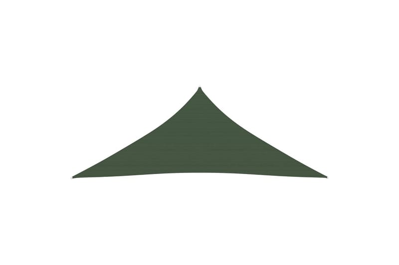 Solseil 160 g/m² mörkegrönn 3x4x4 m HDPE - grönn - Hagemøbler - Solbeskyttelse - Solseil