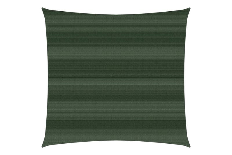 Solseil 160 g/m² mörkegrönn 4,5x4,5 m HDPE - grönn - Hagemøbler - Solbeskyttelse - Solseil