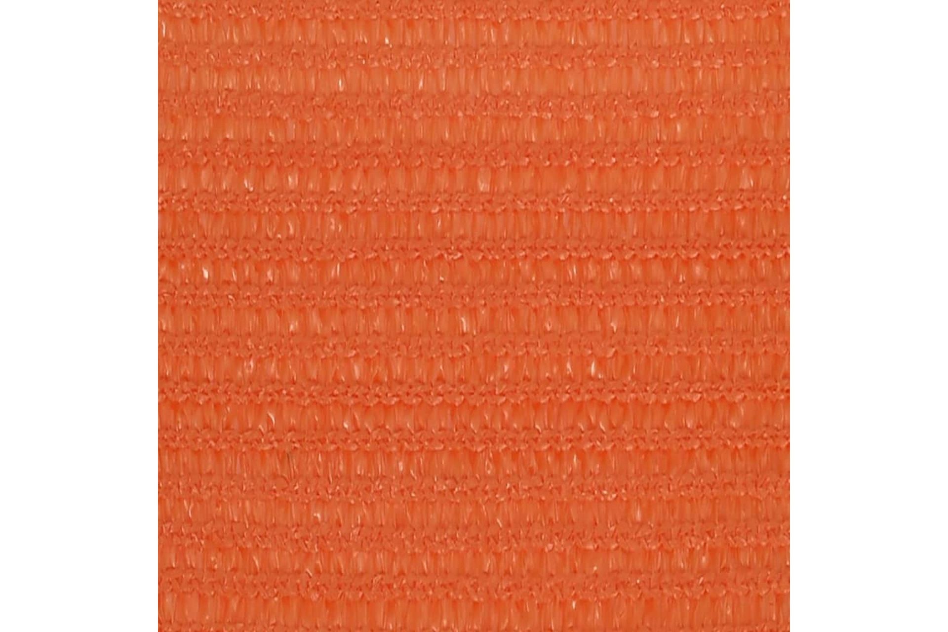 Solseil 160 g/m² oransje 2x5 m HDPE - Oransj - Hagemøbler - Solbeskyttelse - Solseil