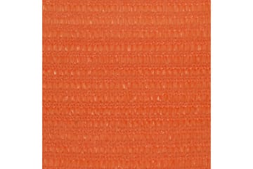 Solseil 160 g/m² oransje 2x5 m HDPE - Oransj - Hagemøbler - Solbeskyttelse - Solseil