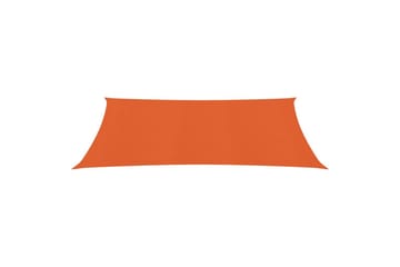 Solseil 160 g/m² oransje 2x5 m HDPE - Oransj - Hagemøbler - Solbeskyttelse - Solseil
