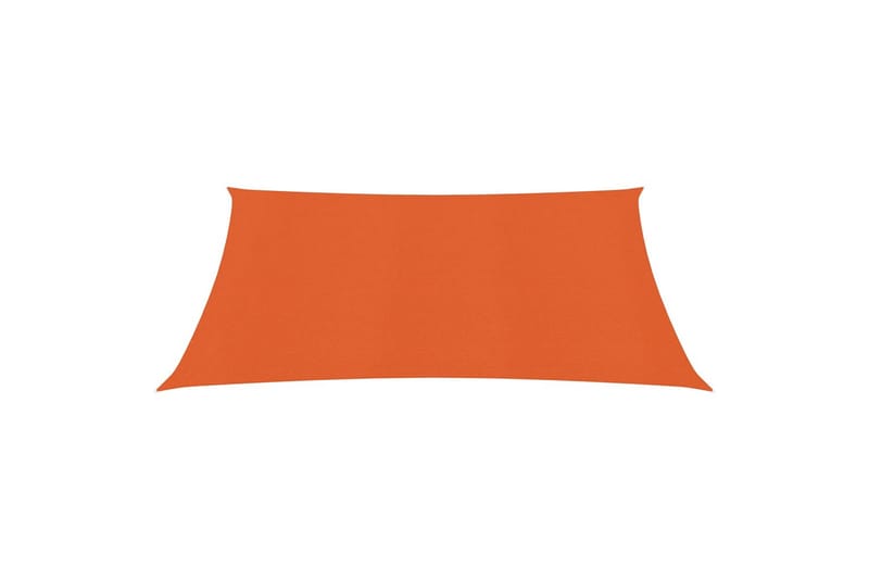 Solseil 160 g/m² oransje 3,6x3,6 m HDPE - Oransj - Solseil