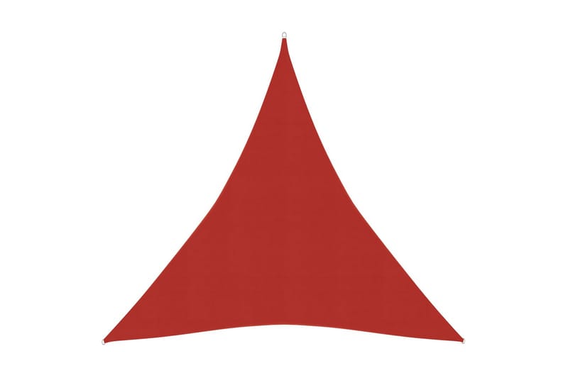 Solseil 160 g/m² rød 4x5x5 m HDPE - Rød - Hagemøbler - Solbeskyttelse - Solseil