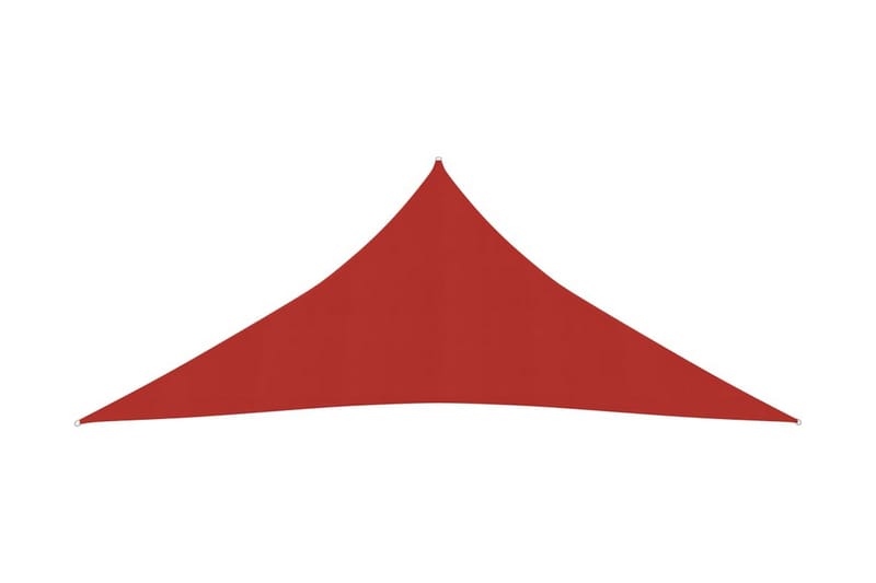 Solseil 160 g/m² rød 4x5x5 m HDPE - Rød - Hagemøbler - Solbeskyttelse - Solseil