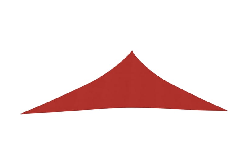 Solseil 160 g/m² rød 4x5x6,8 m HDPE - Rød - Hagemøbler - Solbeskyttelse - Solseil