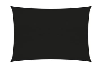 Solseil 160 g/m² svart 2,5x3,5 m HDPE - Svart - Hagemøbler - Solbeskyttelse - Solseil