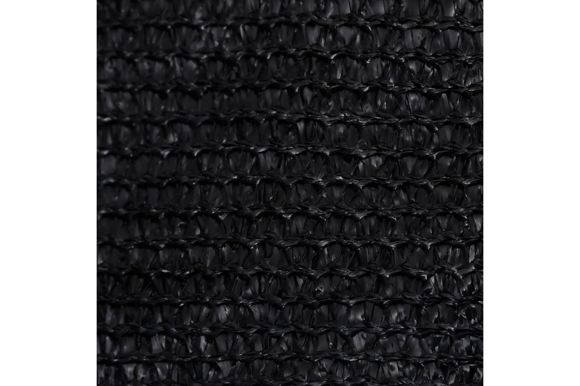 Solseil 160 g/m² svart 2,5x4,5 m HDPE - Svart - Hagemøbler - Solbeskyttelse - Solseil