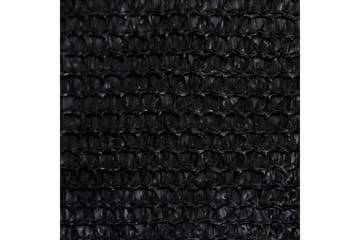 Solseil 160 g/m² svart 2,5x4,5 m HDPE - Svart - Hagemøbler - Solbeskyttelse - Solseil