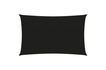 Solseil 160 g/m² svart 2,5x4,5 m HDPE - Svart - Hagemøbler - Solbeskyttelse - Solseil