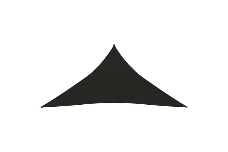 Solseil 160 g/m² svart 4x5x5 m HDPE - Svart - Hagemøbler - Solbeskyttelse - Solseil