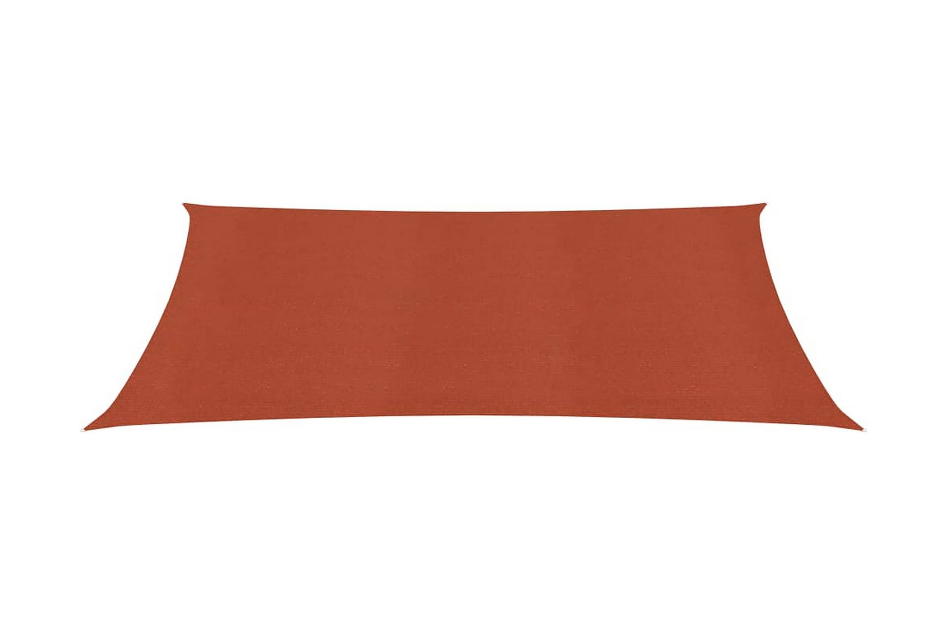 Solseil 160 g/m² terrakotta 2x4 m HDPE - Hagemøbler - Solbeskyttelse - Solseil