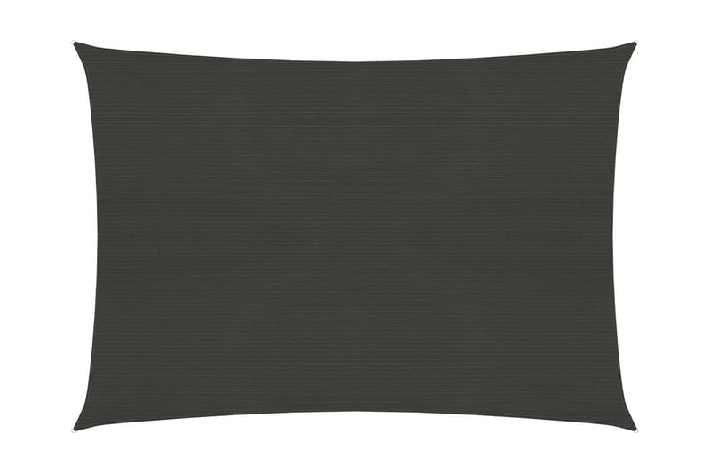 Solseil HDPE 2x3,5 m antrasitt - Antrasittgrå - Hagemøbler - Solbeskyttelse - Solseil