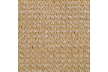 Solseil HDPE firkantet 2x2 m beige - Hagemøbler - Solbeskyttelse - Solseil