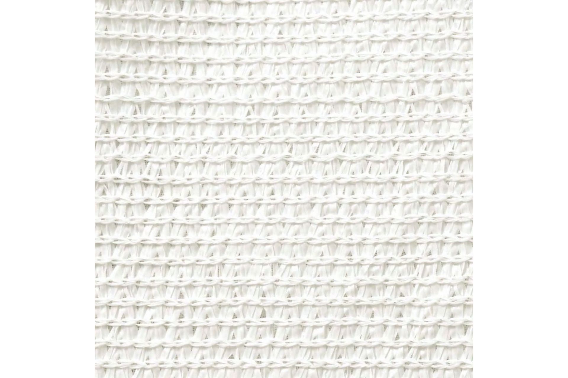 Solseil HDPE rektangulr 2x4 m hvit - Hagemøbler - Solbeskyttelse - Solseil