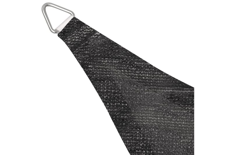 Solseil HDPE Triangel 3,6x3,6x3,6 m Antrasitt - Hagemøbler - Solbeskyttelse - Solseil
