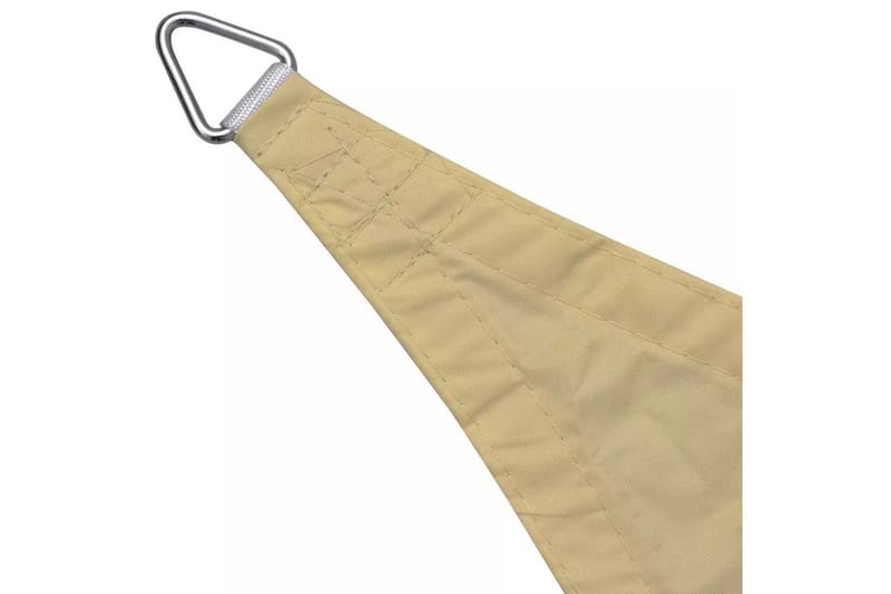 Solseil Oxfordstoff kvadratisk 2x2 m beige - Hagemøbler - Solbeskyttelse - Solseil