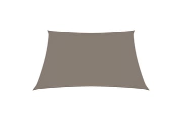 Solseil oxfordstoff kvadratisk 5x5 m gråbrun - Taupe - Hagemøbler - Solbeskyttelse - Solseil