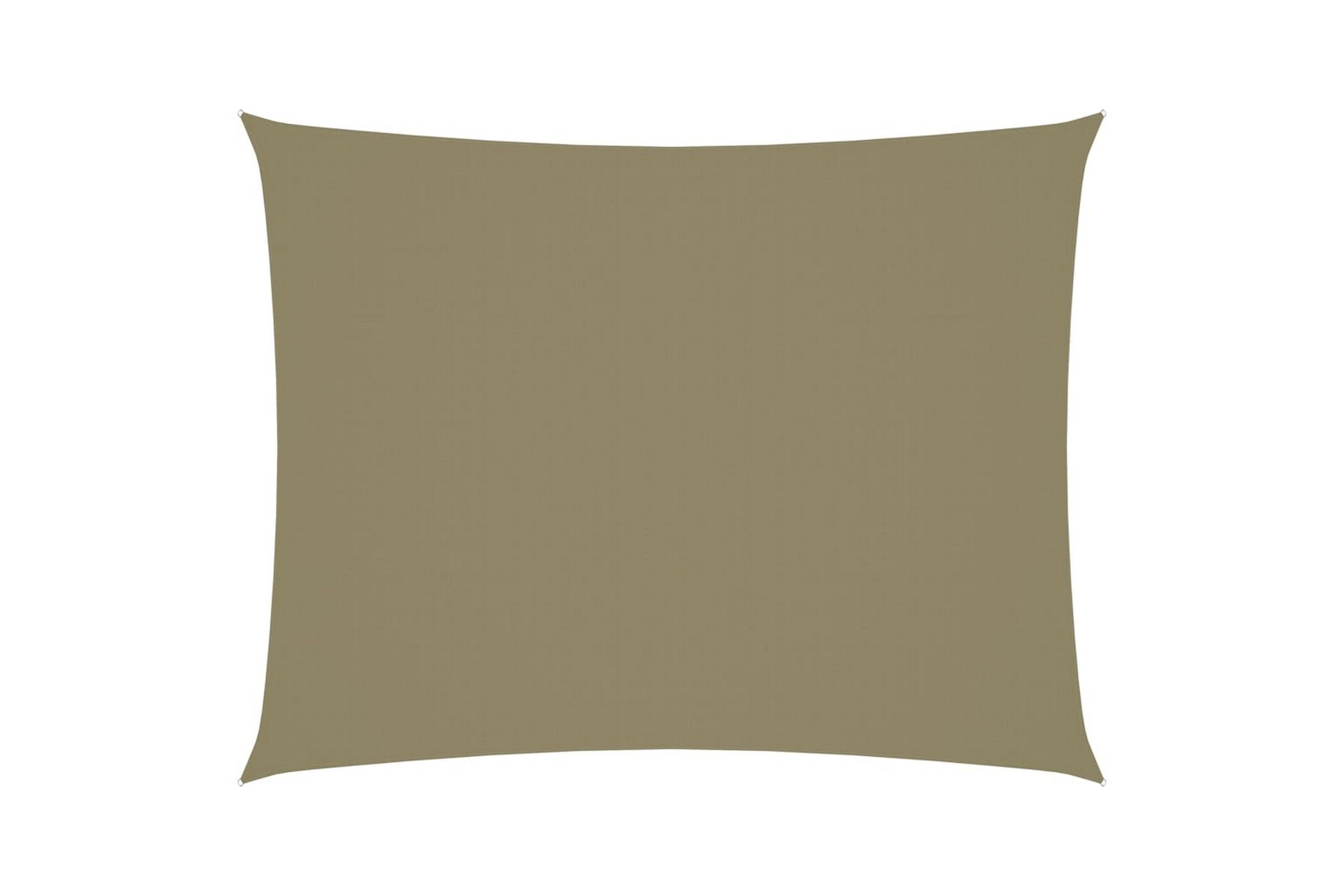 Solseil oxfordstoff rektangulær 2,5x3,5 m beige - Beige - Hagemøbler - Solbeskyttelse - Solseil
