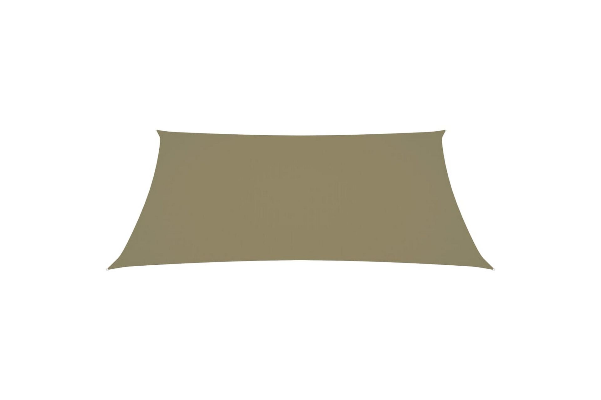 Solseil oxfordstoff rektangulær 2,5x3,5 m beige - Beige - Hagemøbler - Solbeskyttelse - Solseil