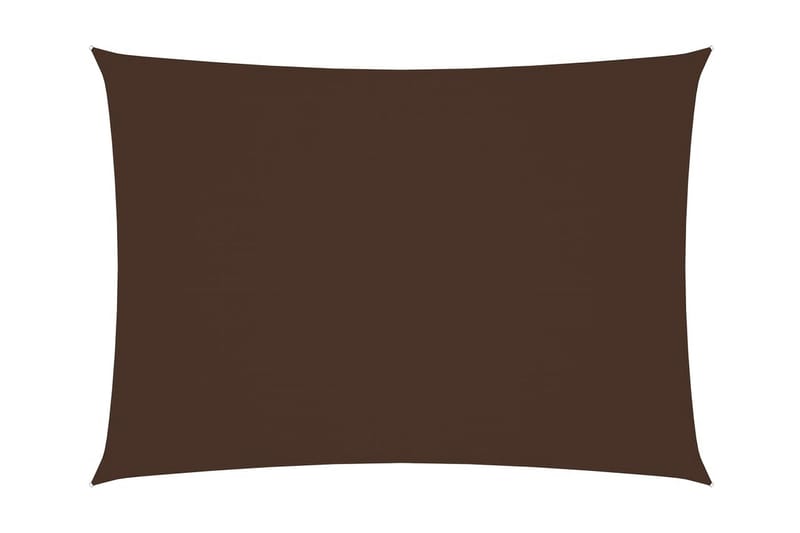 Solseil oxfordstoff rektangulær 2x4,5 m brun - Brun - Solseil