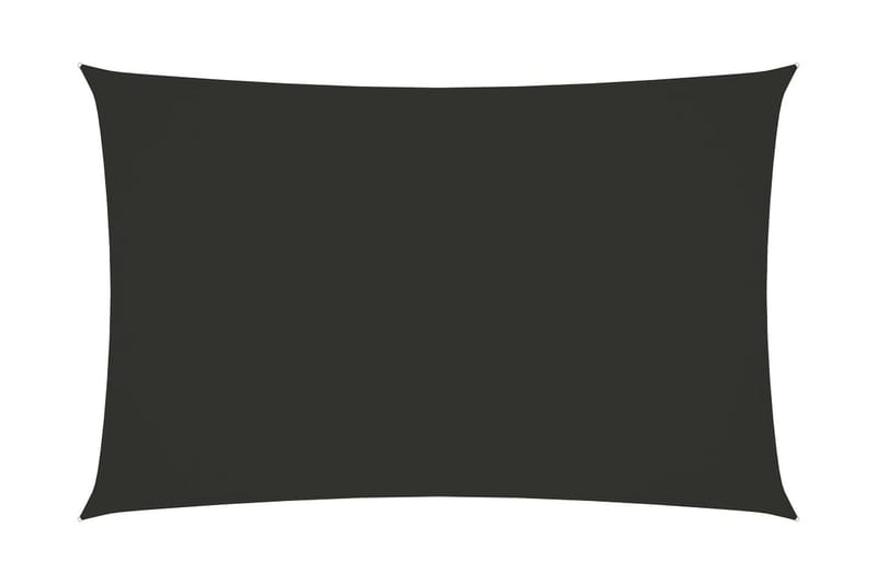 Solseil oxfordstoff rektangulær 2x5 m antrasitt - Antrasittgrå - Solseil