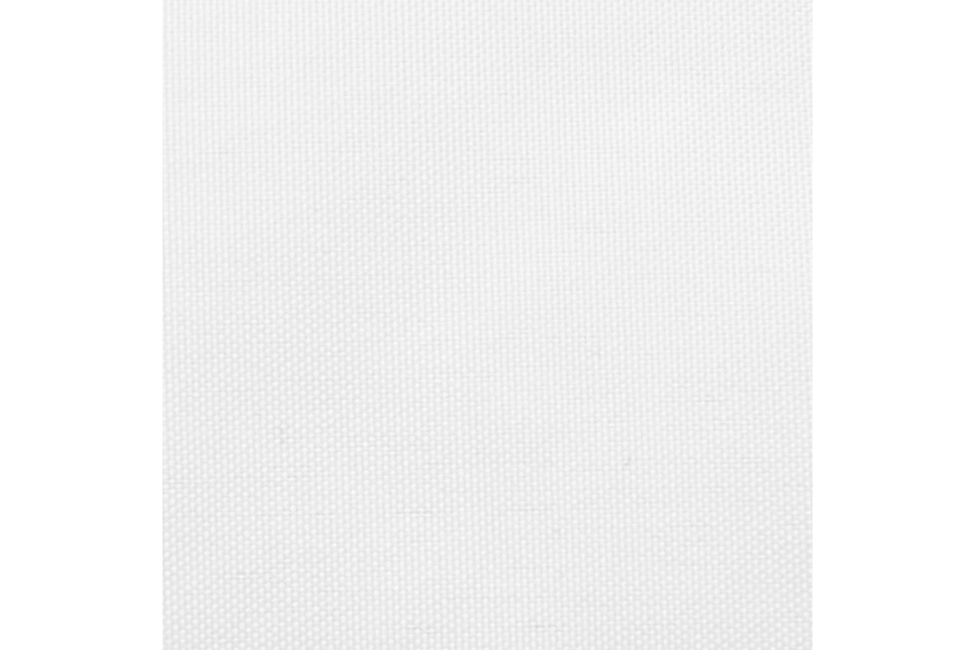 Solseil oxfordstoff rektangulær 2x5 m hvit - Hvit - Hagemøbler - Solbeskyttelse - Solseil