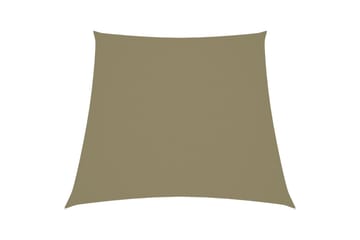 Solseil oxfordstoff trapesformet 3/4x2 m beige - Beige - Hagemøbler - Solbeskyttelse - Solseil