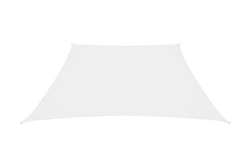 Solseil oxfordstoff trapesformet 3/4x2 m hvit - Hvit - Hagemøbler - Solbeskyttelse - Solseil