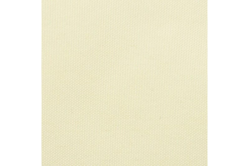 Solseil oxfordstoff trapesformet 3/4x2 m kremhvit - Krem - Hagemøbler - Solbeskyttelse - Solseil