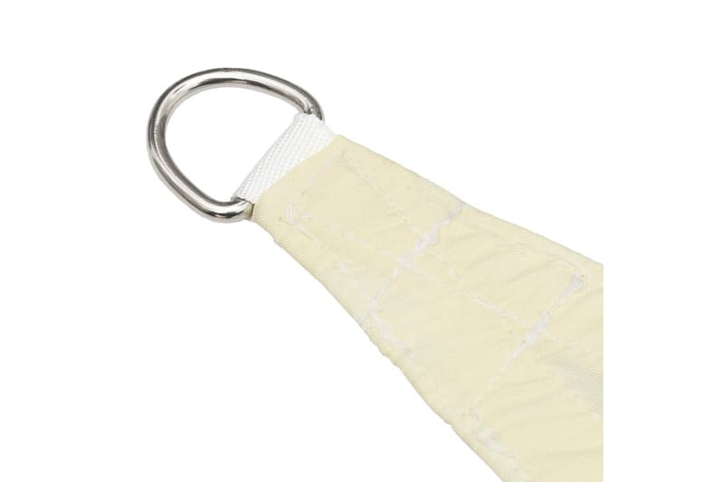 Solseil oxfordstoff trapesformet 3/4x2 m kremhvit - Krem - Hagemøbler - Solbeskyttelse - Solseil