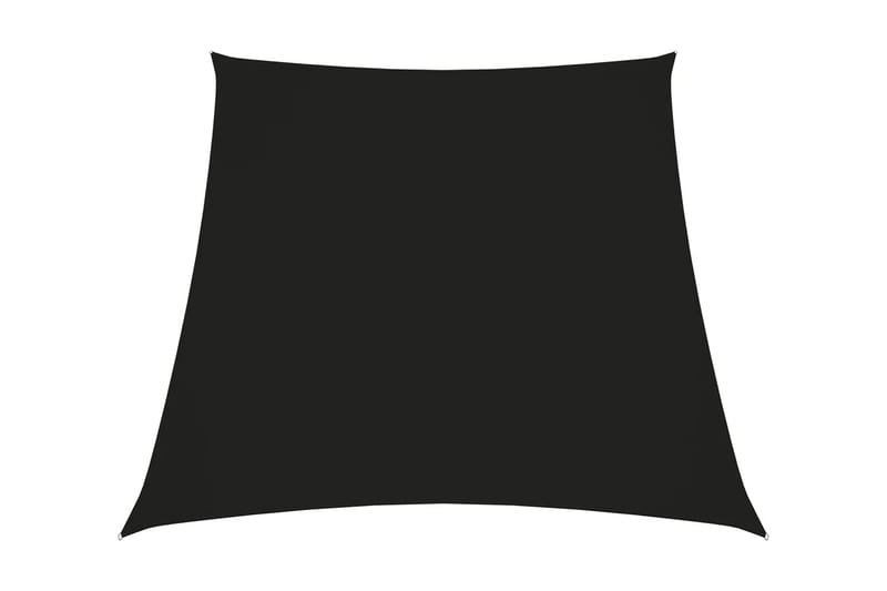 Solseil oxfordstoff trapesformet 3/4x2 m svart - Svart - Hagemøbler - Solbeskyttelse - Solseil