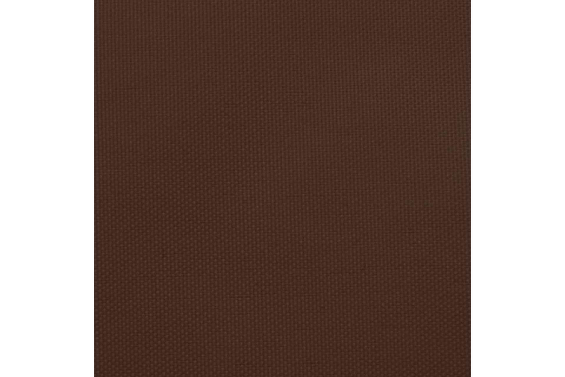 Solseil oxfordstoff trapesformet 3/4x3 m brun - Brun - Hagemøbler - Solbeskyttelse - Solseil
