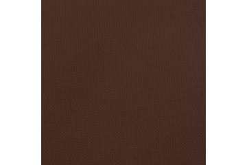 Solseil oxfordstoff trapesformet 3/4x3 m brun - Brun - Hagemøbler - Solbeskyttelse - Solseil
