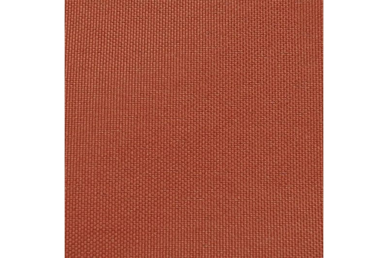 Solseil oxfordstoff trekantet 3,6x3,6,3x6 m terrakotta - Hagemøbler - Solbeskyttelse - Solseil
