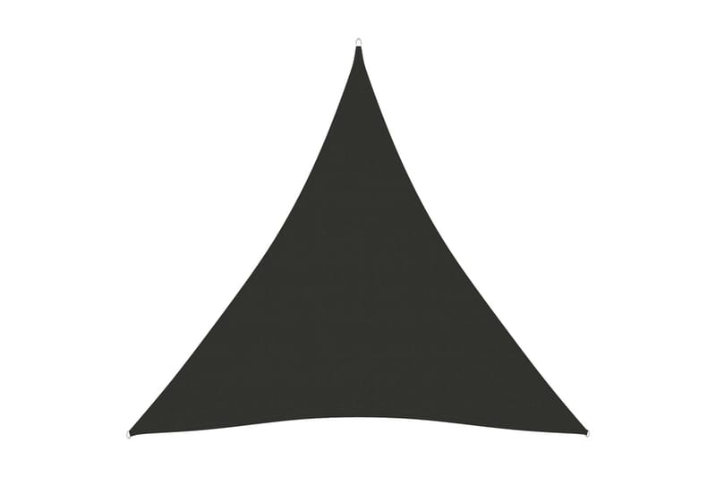 Solseil oxfordstoff trekantet 4x4x4 m antrasitt - Antrasittgrå - Solseil