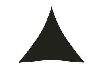 Solseil oxfordstoff trekantet 5x5x5 m svart - Svart - Hagemøbler - Solbeskyttelse - Solseil