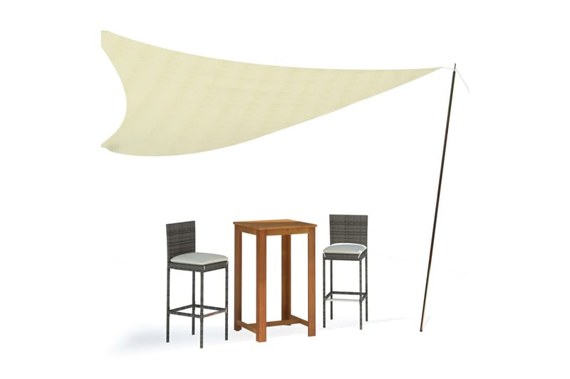 Solseilstang 200 cm galvanisert stål - Gull - Hagemøbler - Solbeskyttelse - Solseil