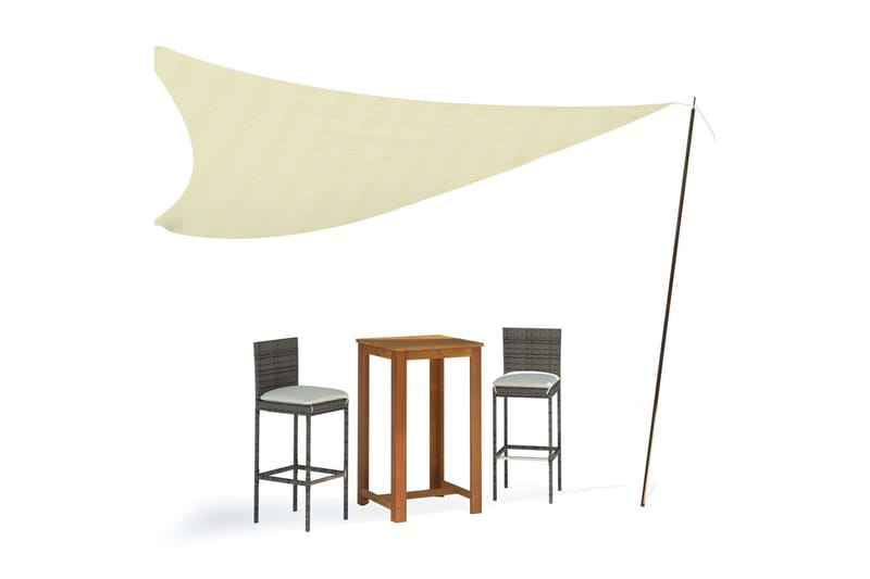 Solseilstang 250 cm galvanisert stål - Gull - Hagemøbler - Solbeskyttelse - Solseil