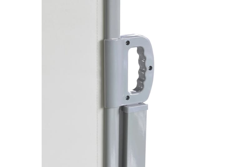 Uttrekkbar sidemarkise 160x600 cm kremhvit - Hagemøbler - Solbeskyttelse - Solseil