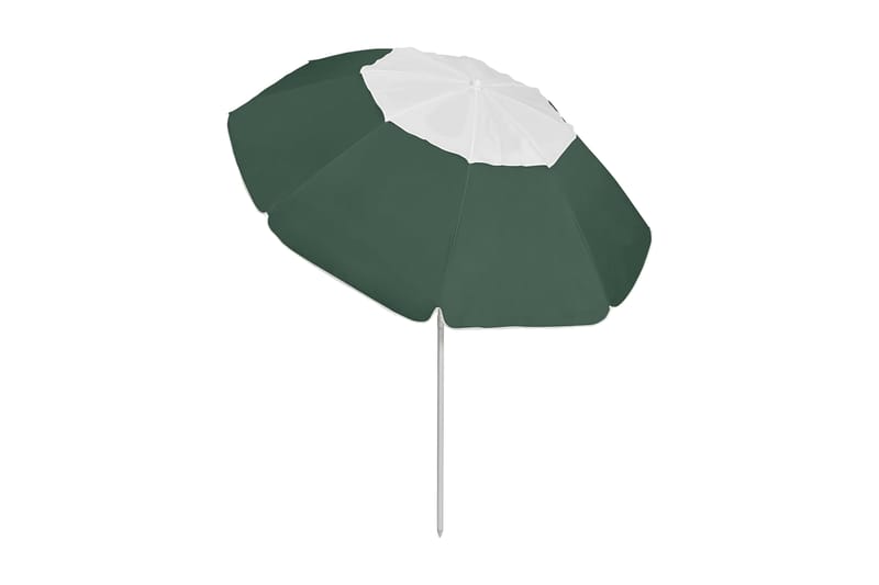 Strandparasoll grønn 300 cm - grønn - Hagemøbler - Solbeskyttelse - Parasoller