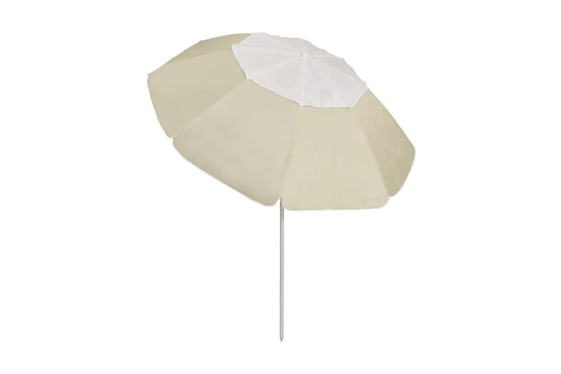 Strandparasoll sandgul 300 cm - Gul - Hagemøbler - Solbeskyttelse - Parasoller