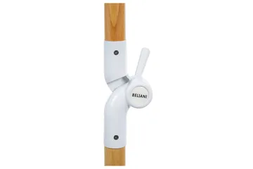 Teulon Parasol 150 cm - Gul/Hvit/Lys Brun - Hagemøbler - Solbeskyttelse - Parasoller - Balkongparasoll