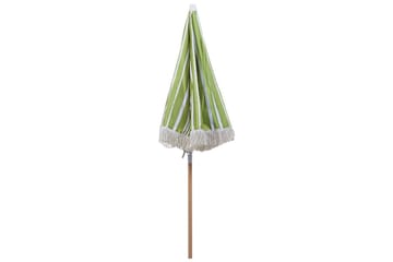 Teulon Parasol 150 cm - Hvit/Lys Brun - Hagemøbler - Solbeskyttelse - Parasoller - Balkongparasoll