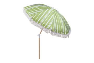 Teulon Parasol 150 cm - Hvit/Lys Brun - Hagemøbler - Solbeskyttelse - Parasoller - Balkongparasoll