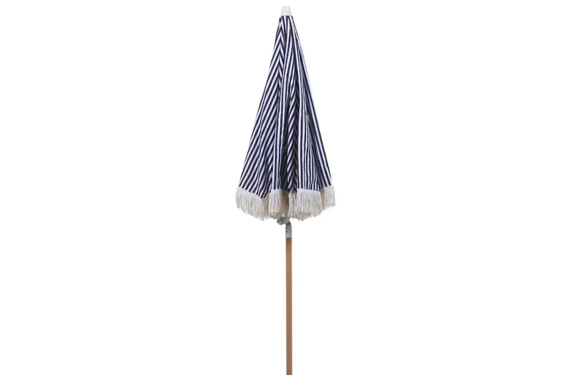 Teulon Parasol 150 cm - Svart Og Hvit - Hagemøbler - Solbeskyttelse - Parasoller