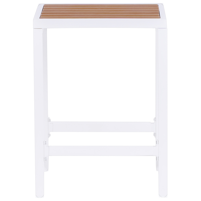 Barsett for hage 2-seter Avetrana - hvit/brun - Hagemøbler - Hagegruppe - Spisegrupper hage