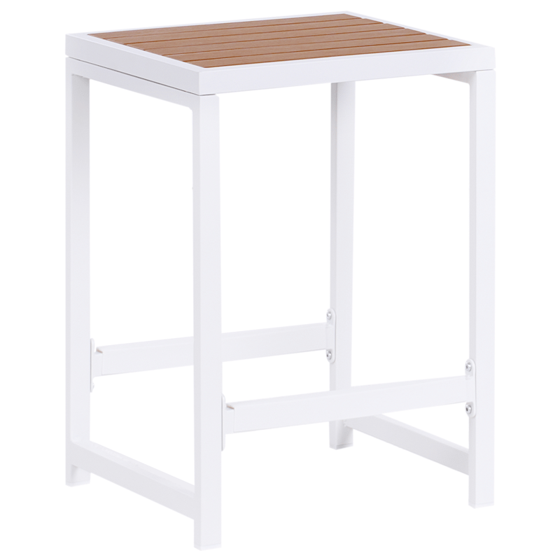 Barsett for hage 2-seter Avetrana - hvit/brun - Hagemøbler - Hagegruppe - Spisegrupper hage